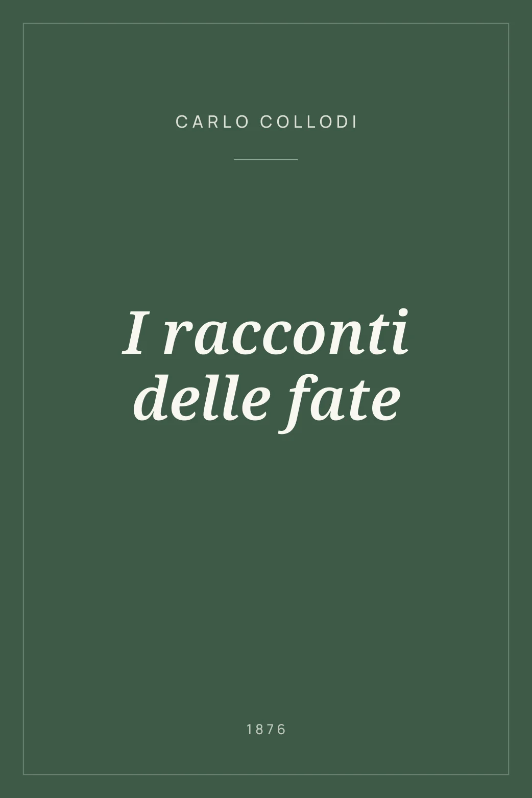 Portada de I racconti delle fate