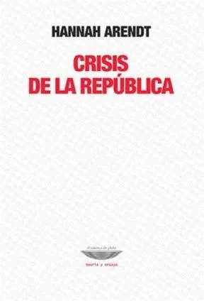 Portada de Crisis de la República
