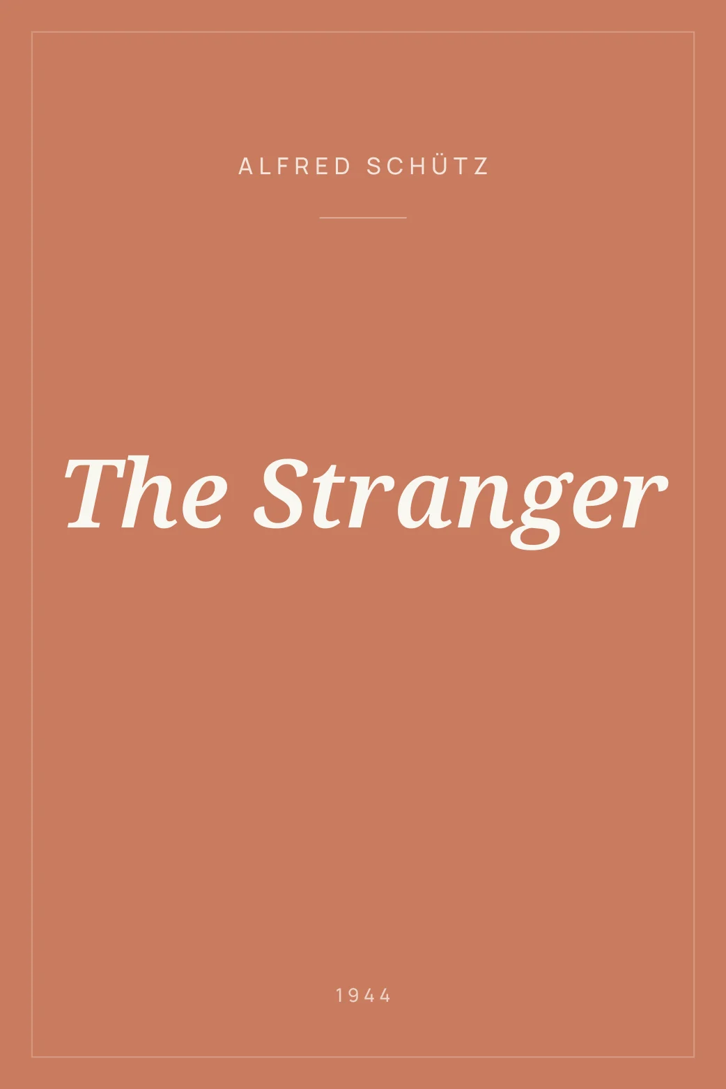 Portada de The Stranger