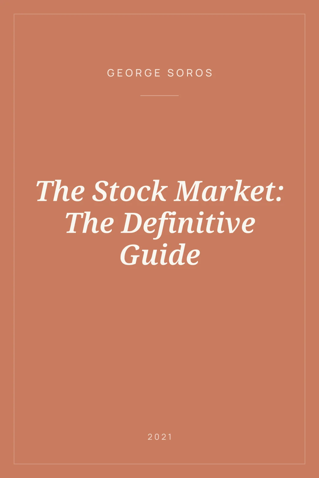 Portada de The Stock Market: The Definitive Guide