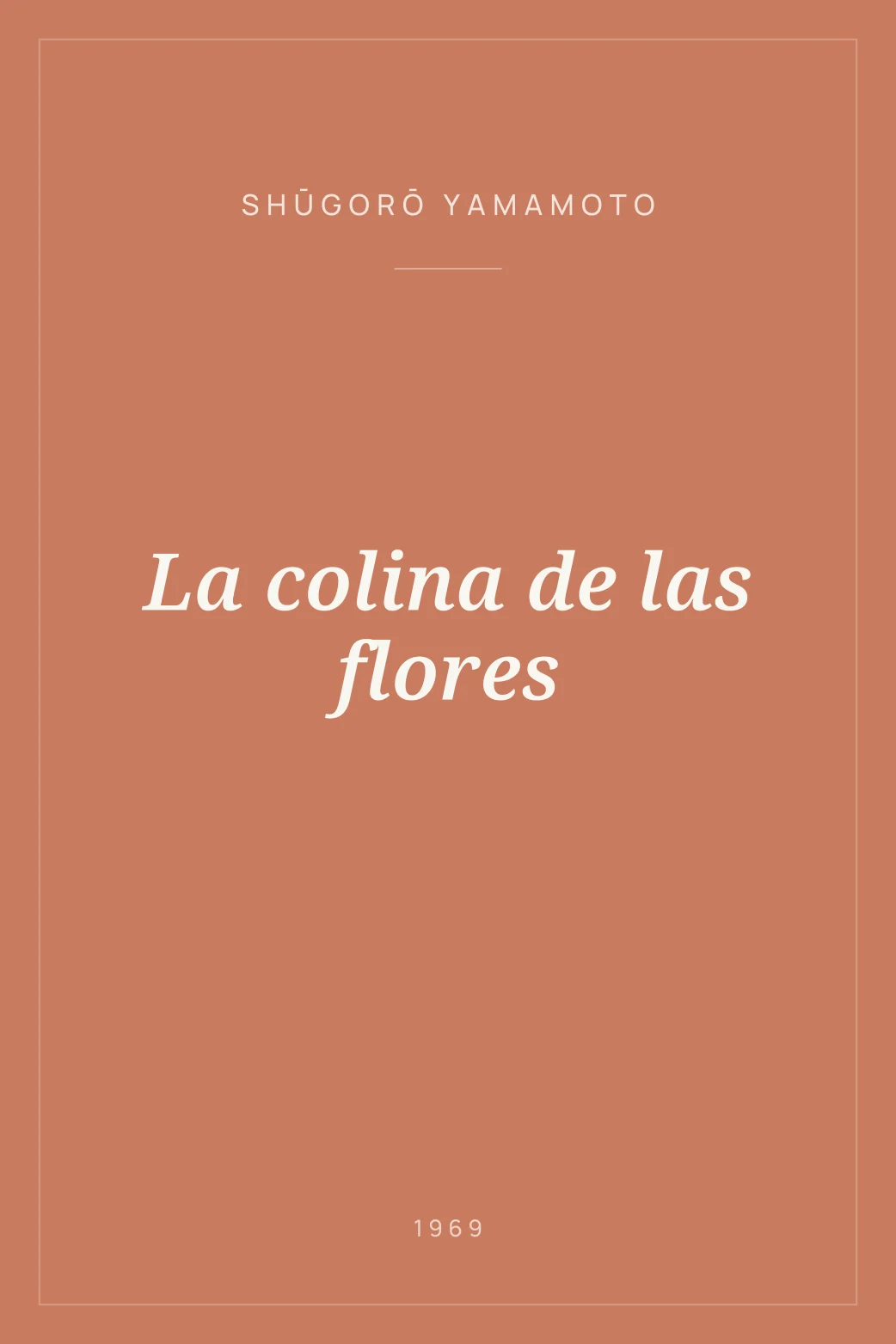 Portada de La colina de las flores