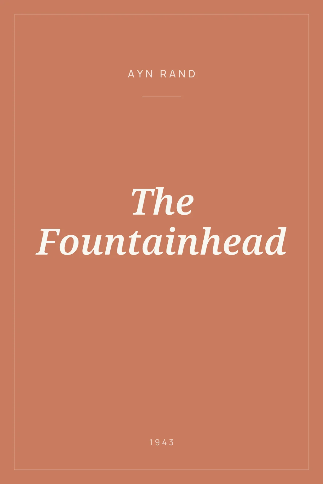 Portada de The Fountainhead
