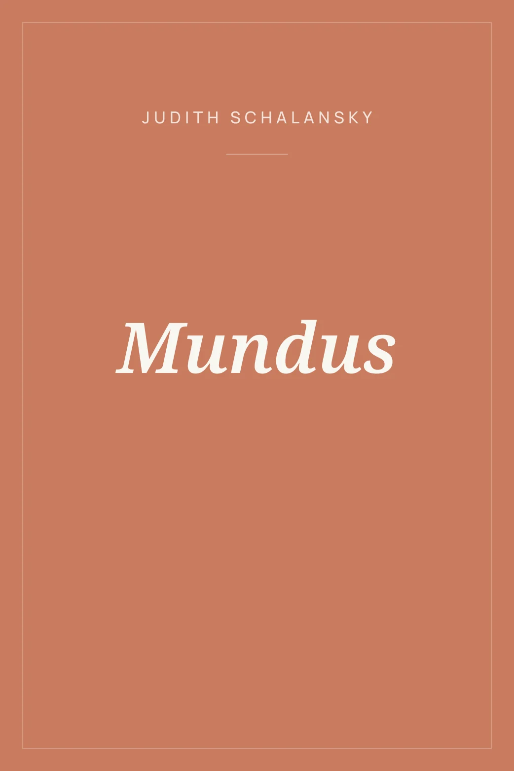Portada de Mundus