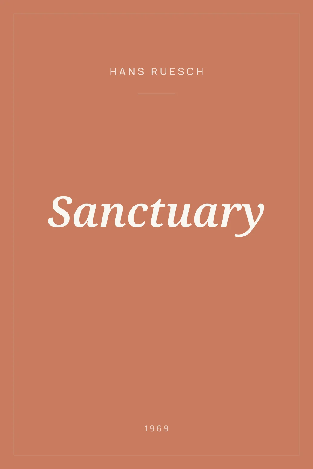 Portada de Sanctuary