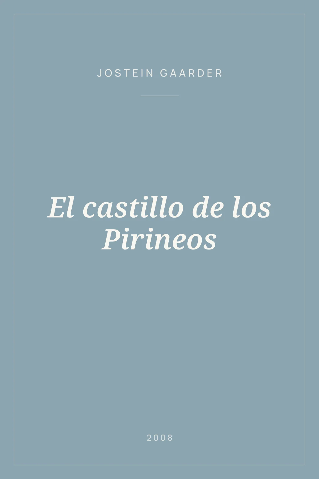 Portada de El castillo de los Pirineos