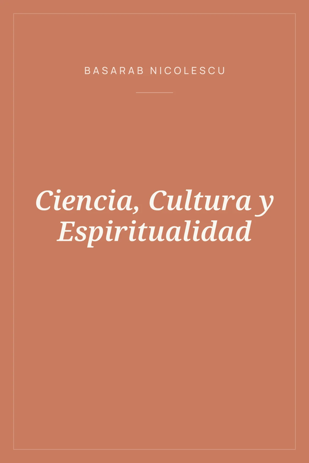 Portada de Ciencia, Cultura y Espiritualidad