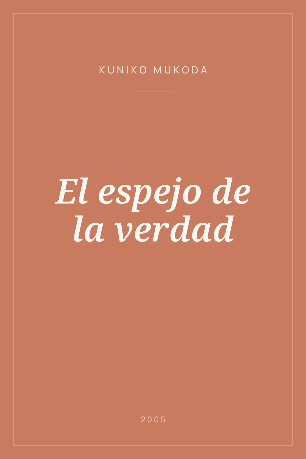 Portada de El espejo de la verdad