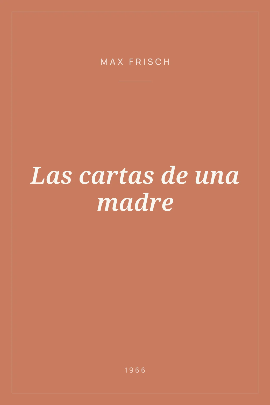 Portada de Las cartas de una madre