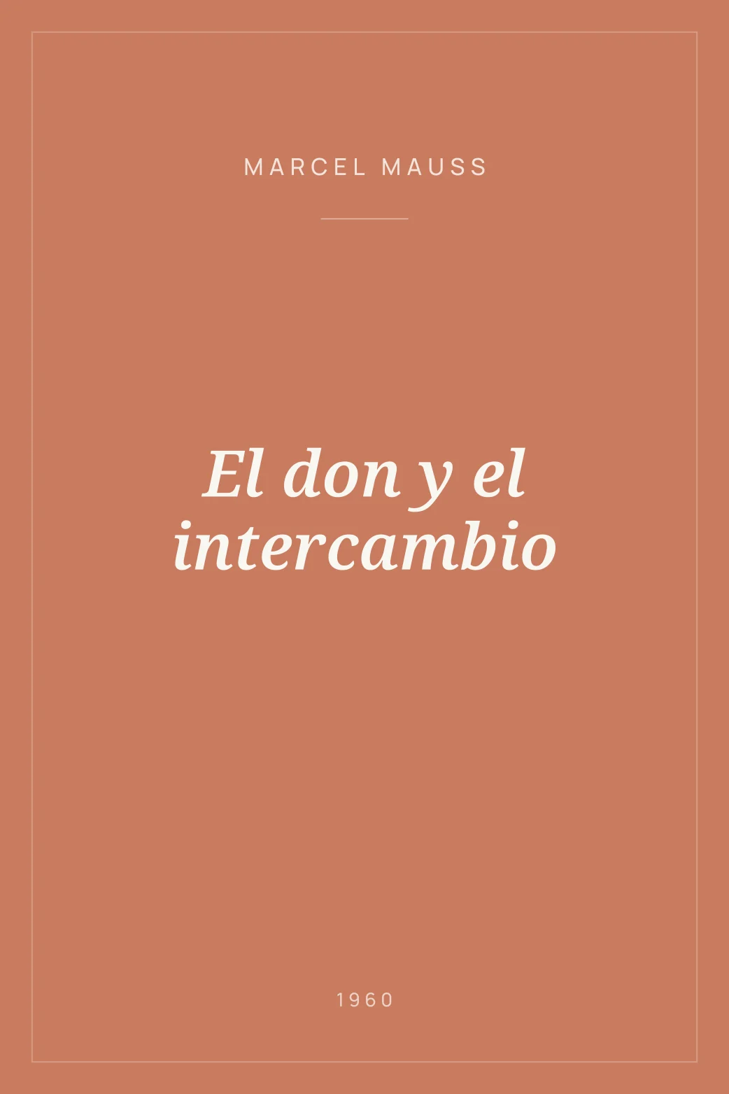 Portada de El don y el intercambio