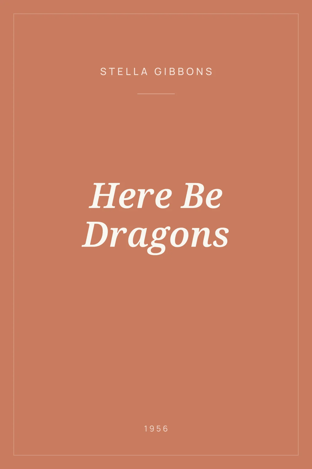 Portada de Here Be Dragons
