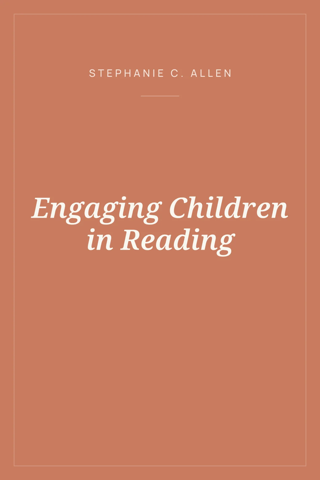 Portada de Engaging Children in Reading