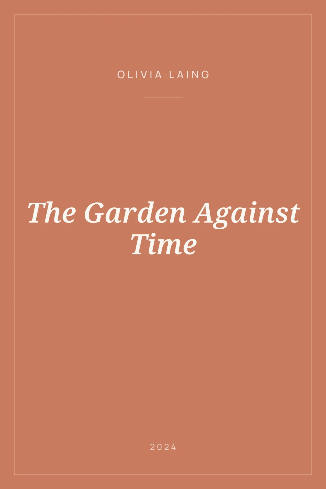 Portada de The Garden Against Time