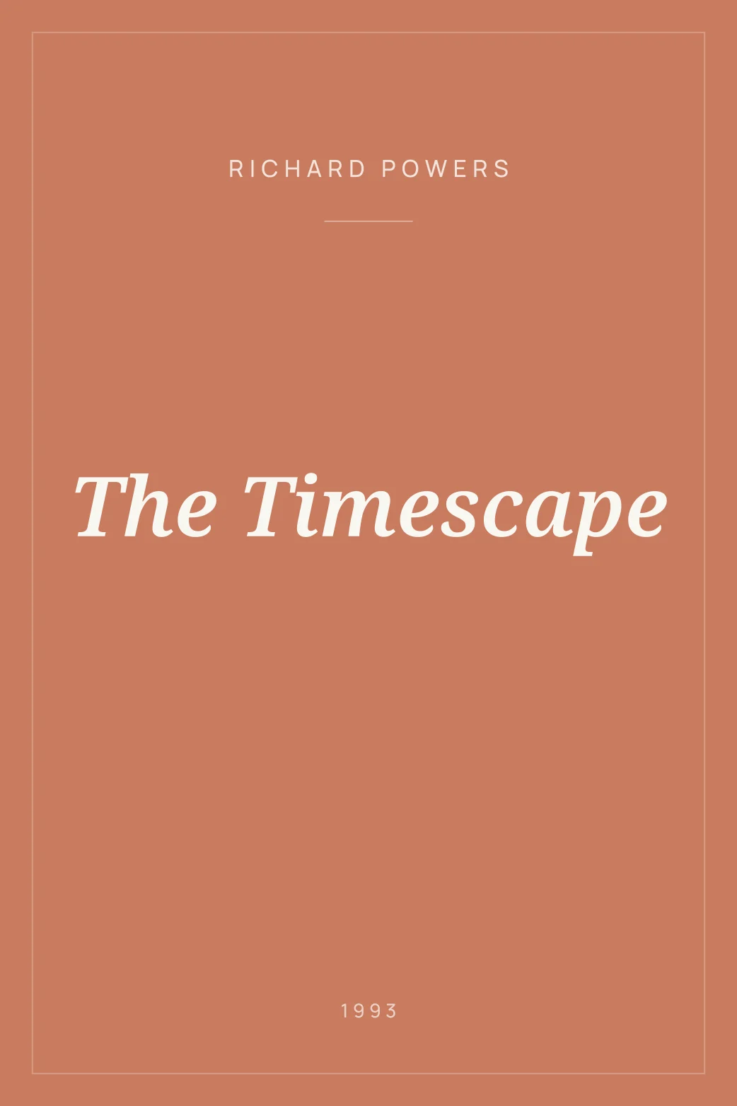 Portada de The Timescape