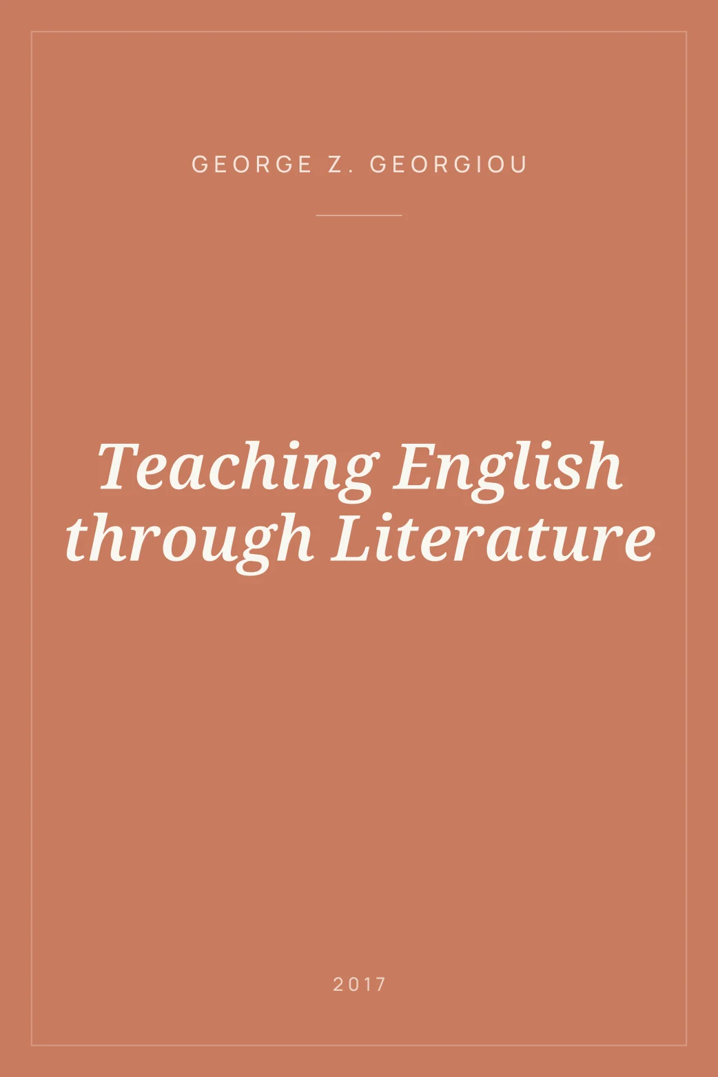 Portada de Teaching English through Literature