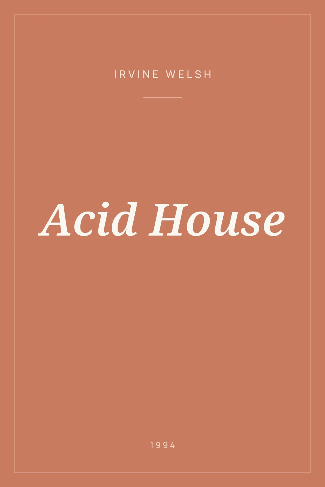 Portada de Acid House