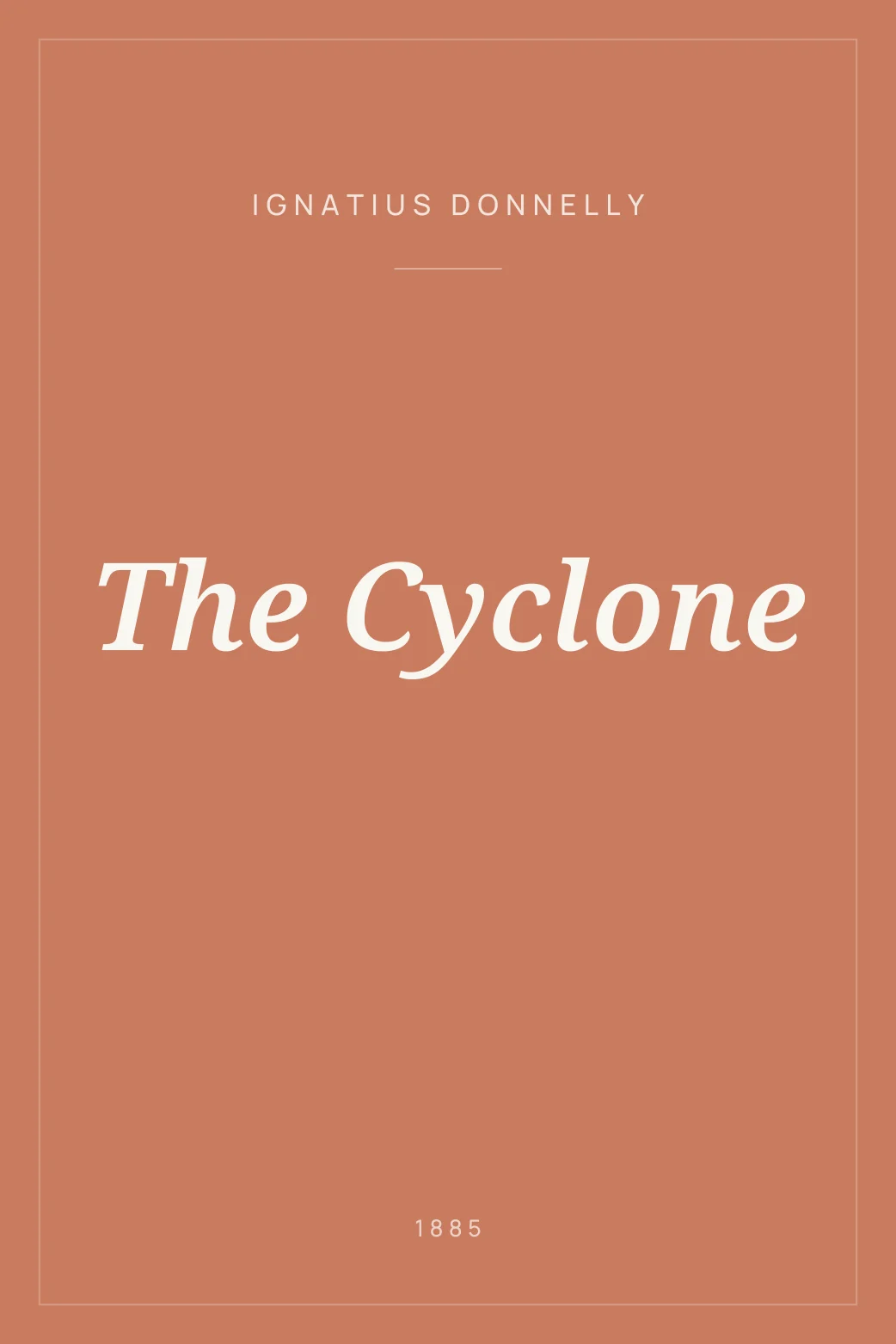 Portada de The Cyclone