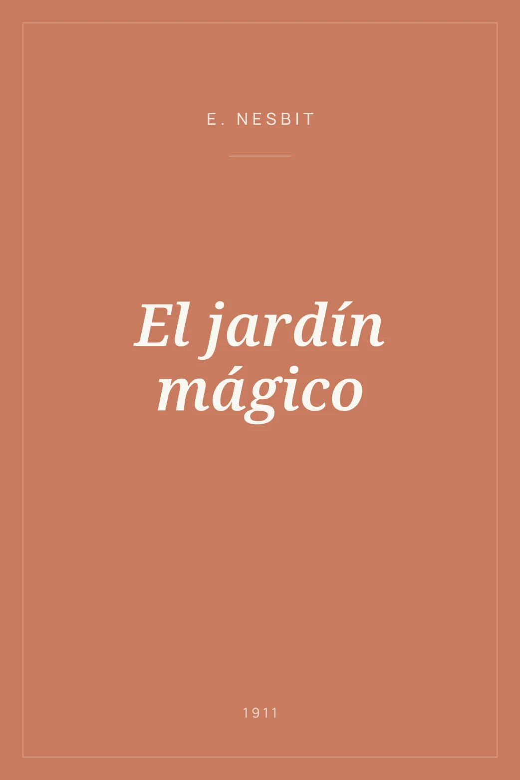 Portada de El jardín mágico