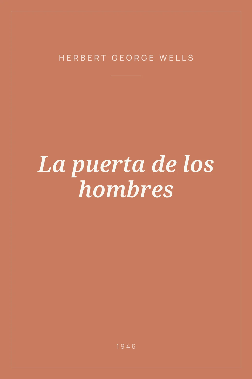 Portada de La puerta de los hombres