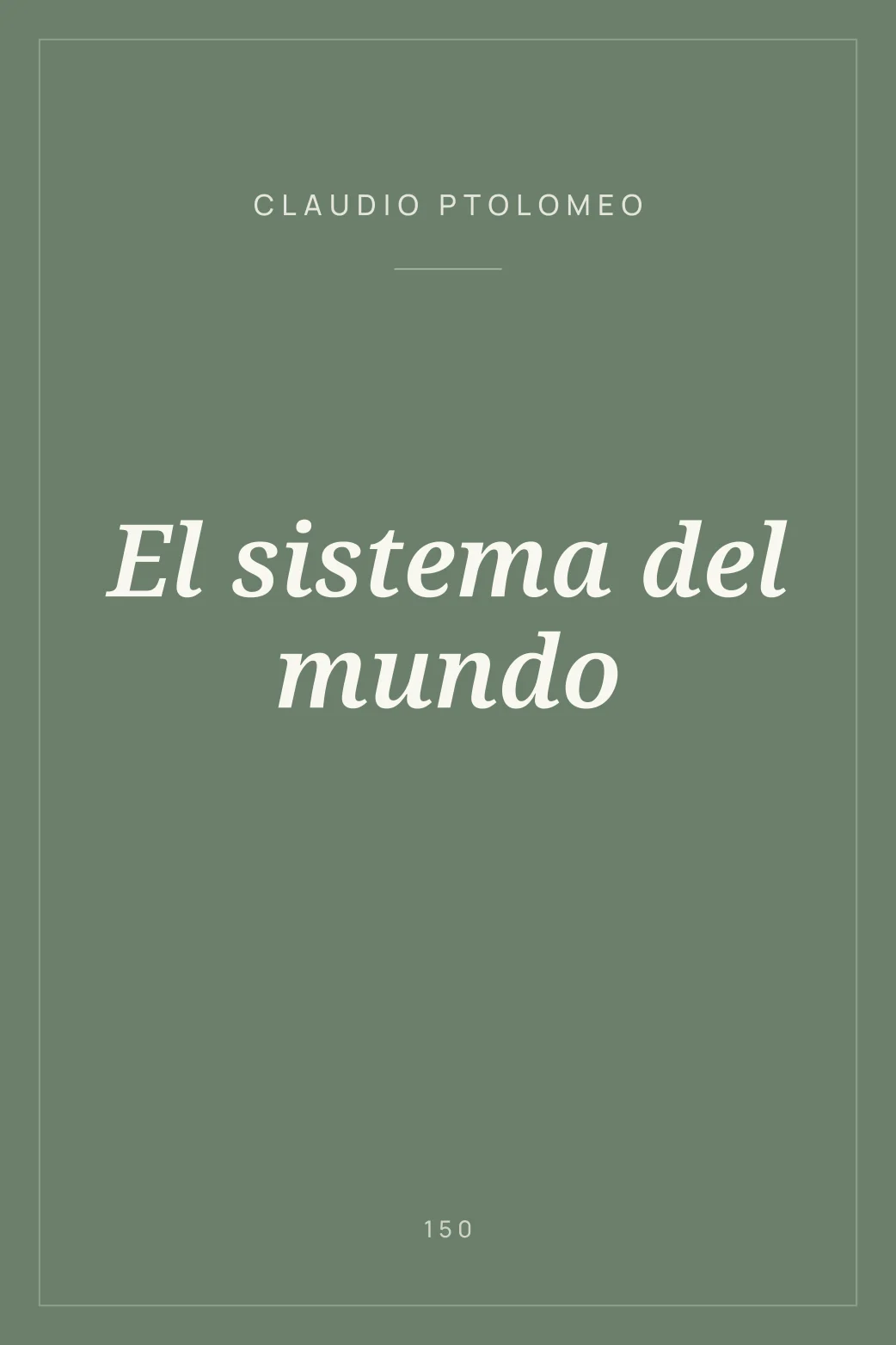 Portada de El sistema del mundo