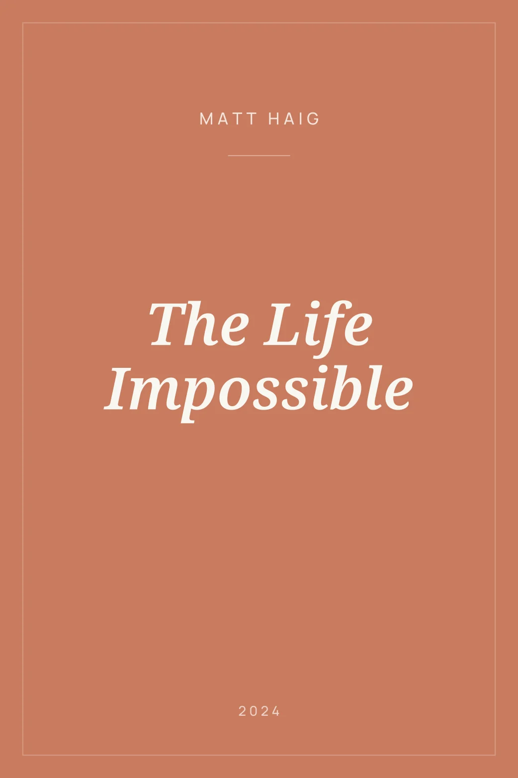 Portada de The Life Impossible