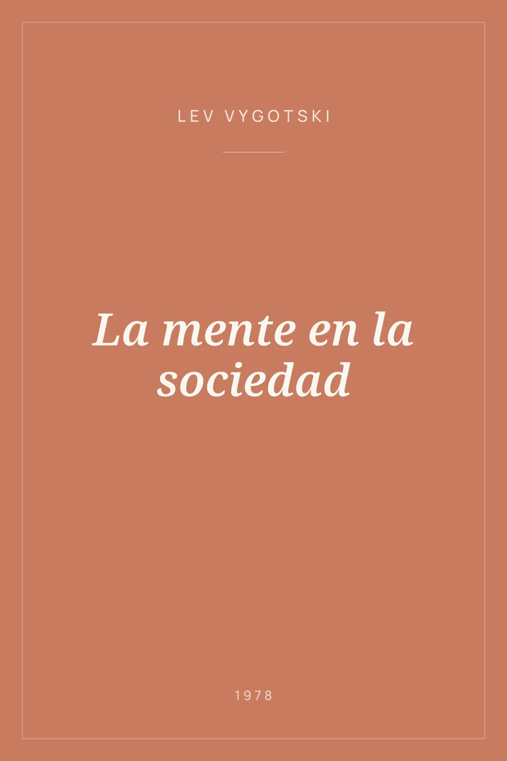 Portada de La mente en la sociedad
