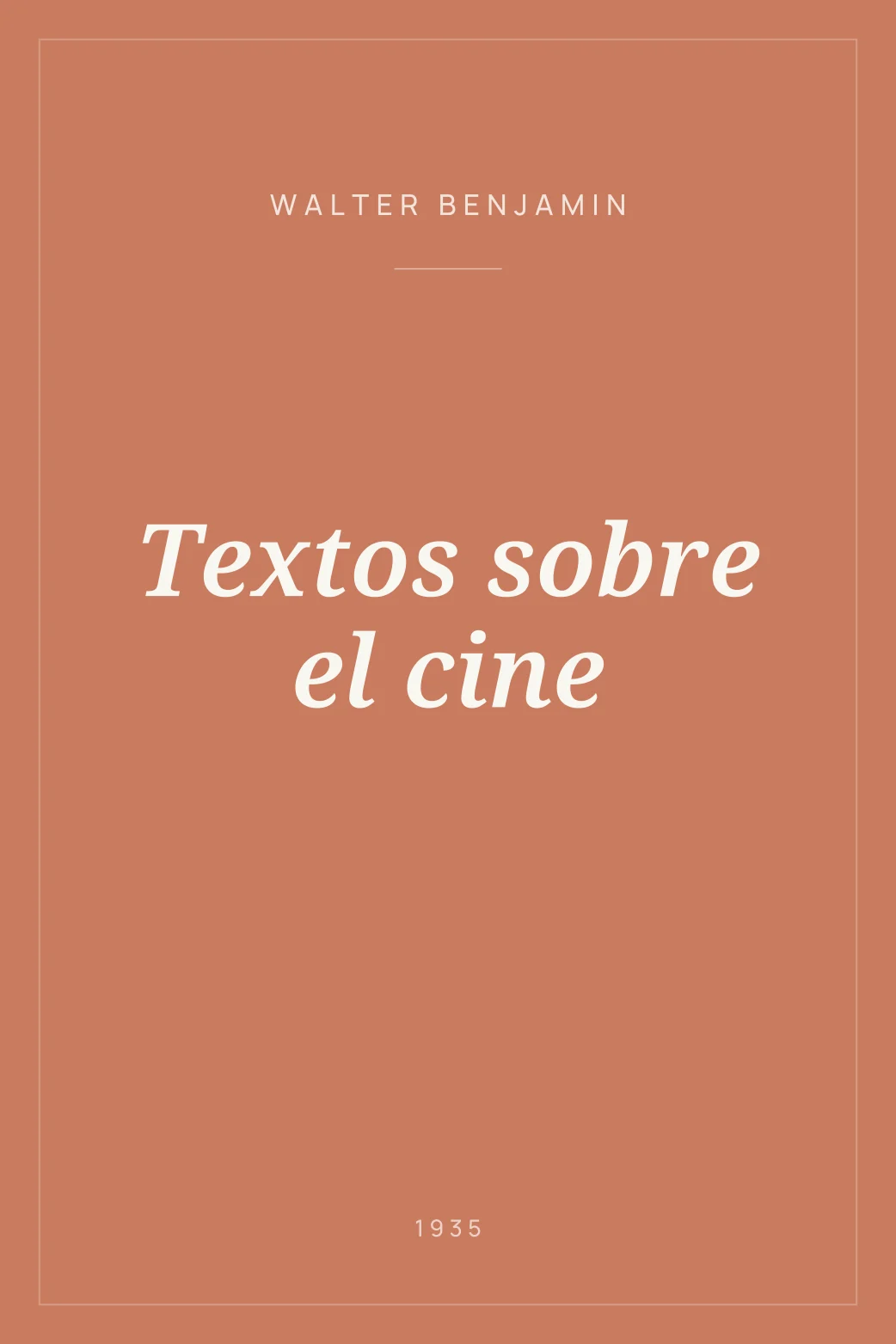 Portada de Textos sobre el cine