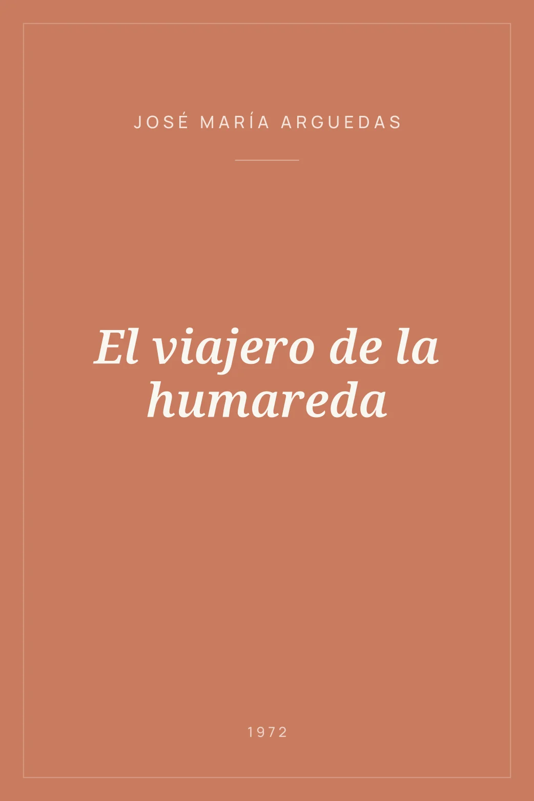 Portada de El viajero de la humareda