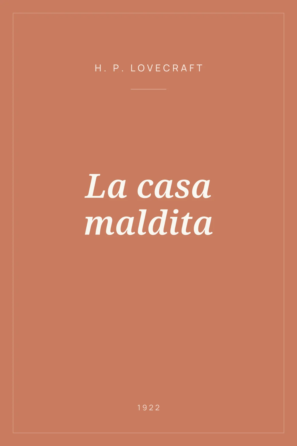 Portada de La casa maldita