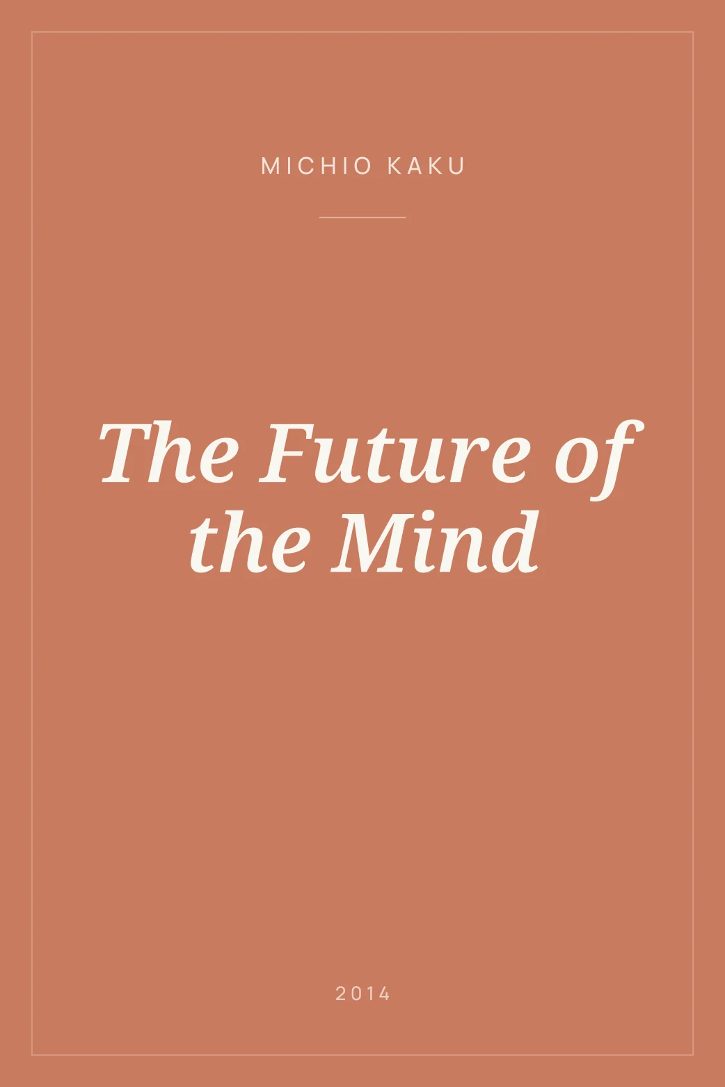 Portada de The Future of the Mind