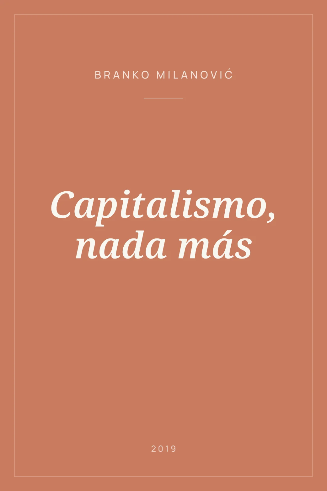 Portada de Capitalismo, nada más