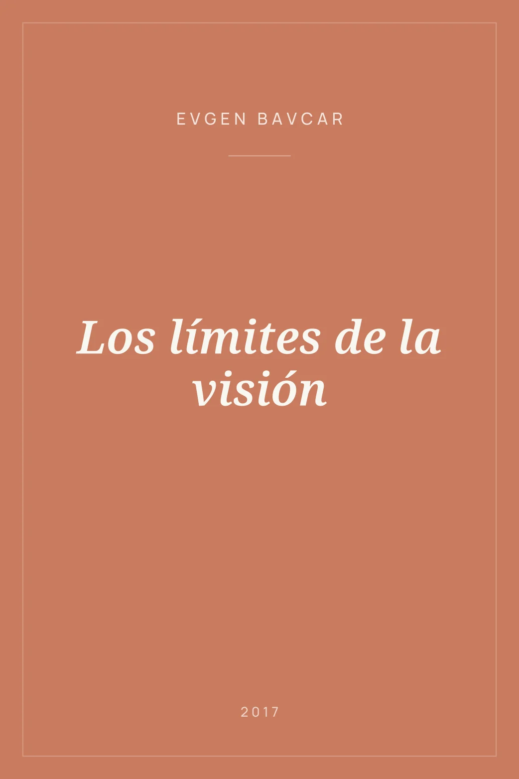 Portada de Los límites de la visión