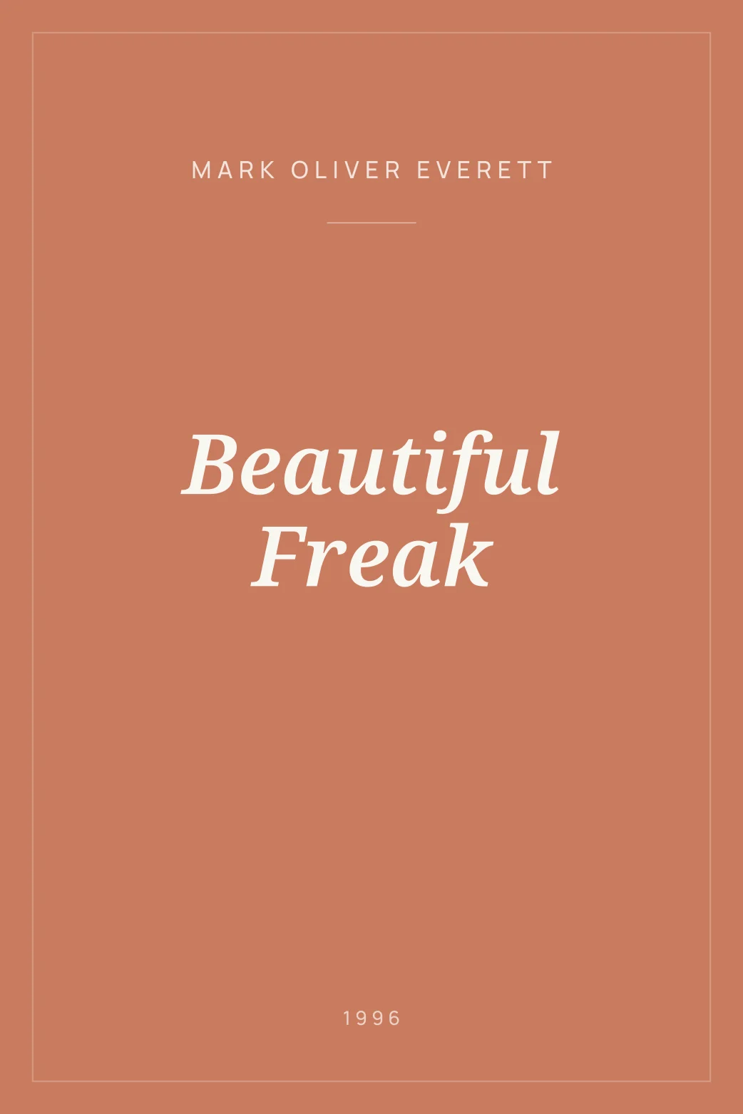 Portada de Beautiful Freak