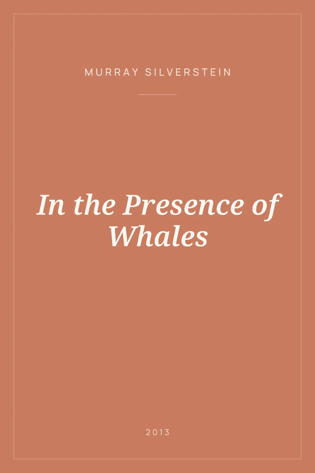 Portada de In the Presence of Whales
