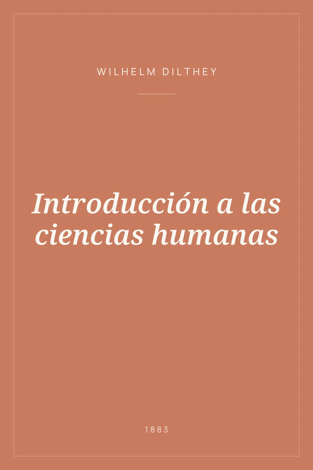 Portada de Introducción a las ciencias humanas