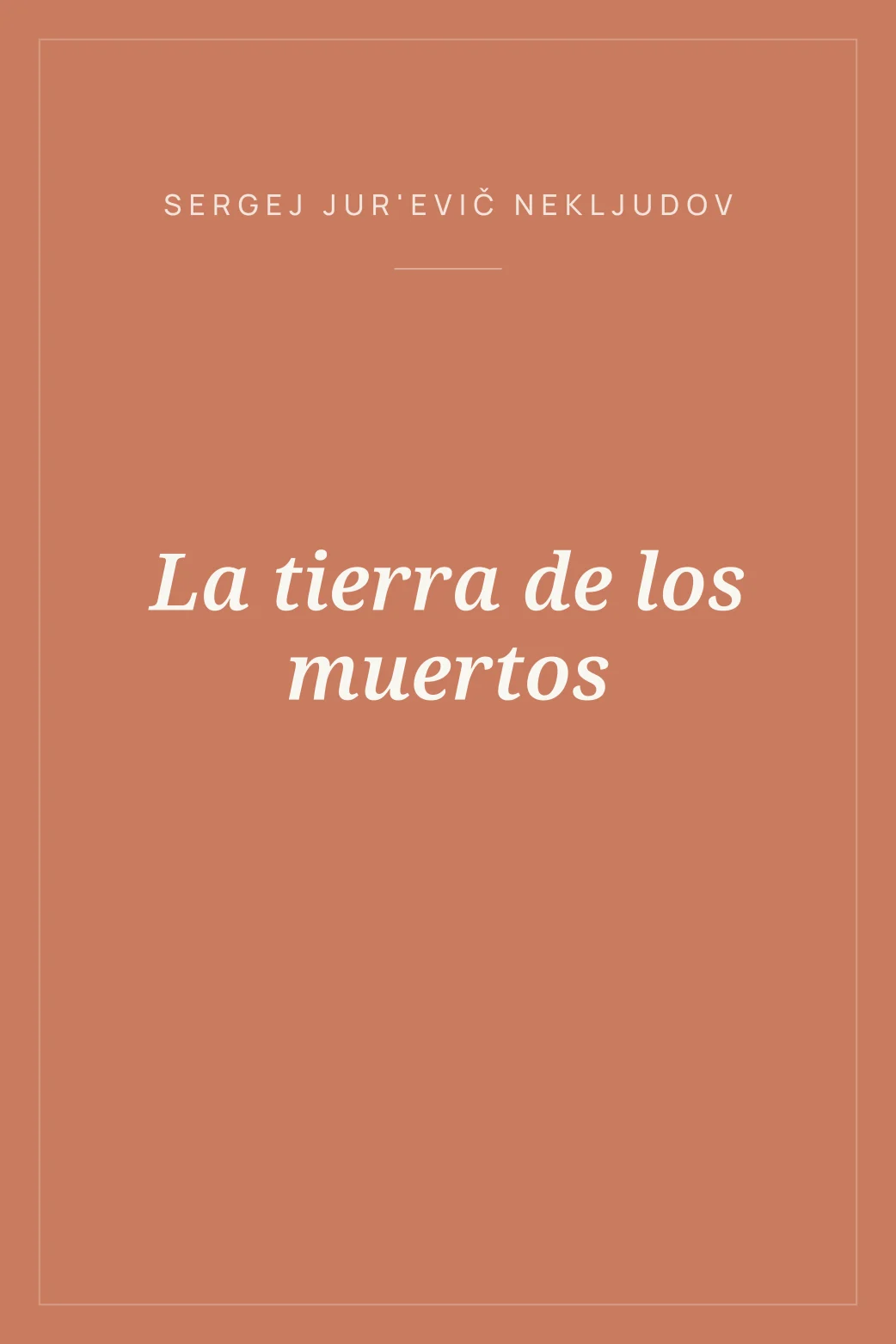 Portada de La tierra de los muertos