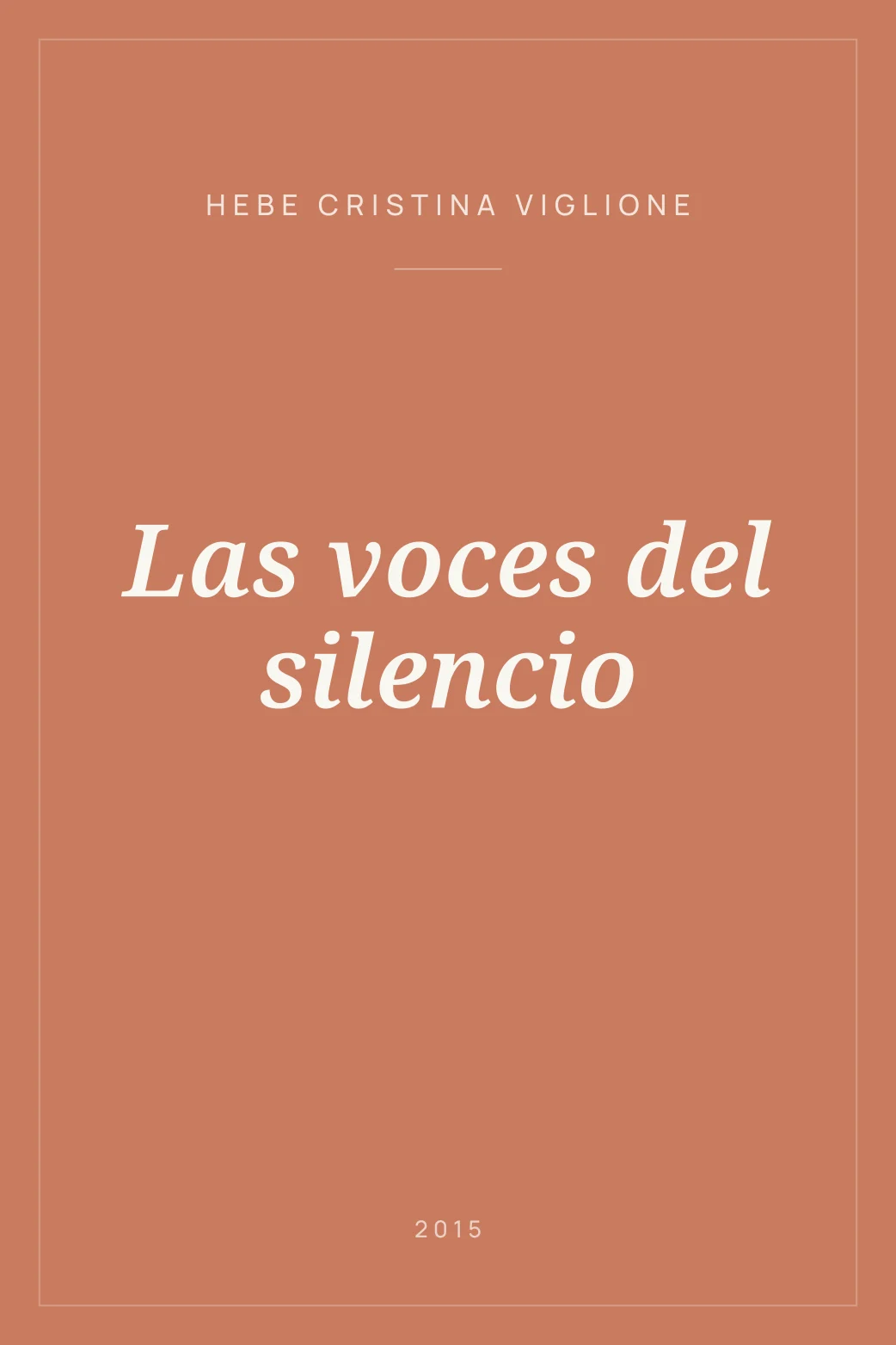 Portada de Las voces del silencio