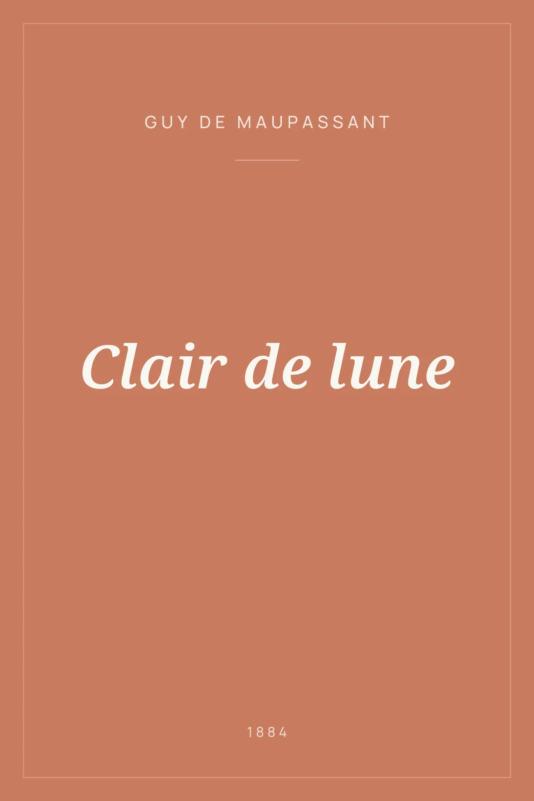 Portada de Clair de lune