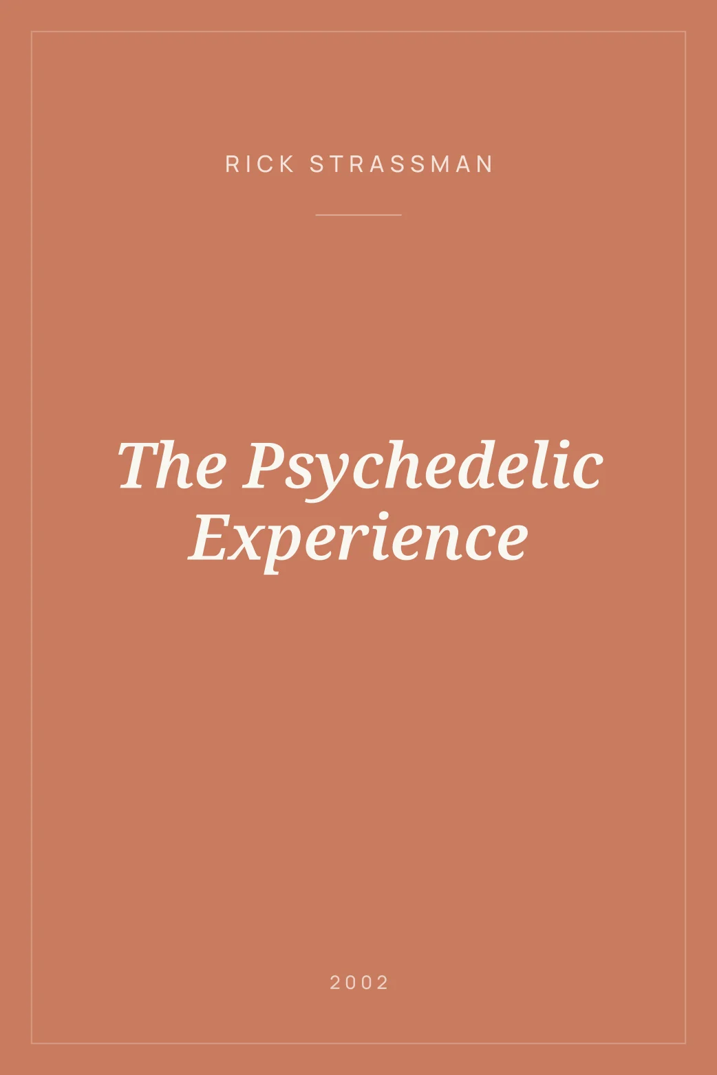 Portada de The Psychedelic Experience