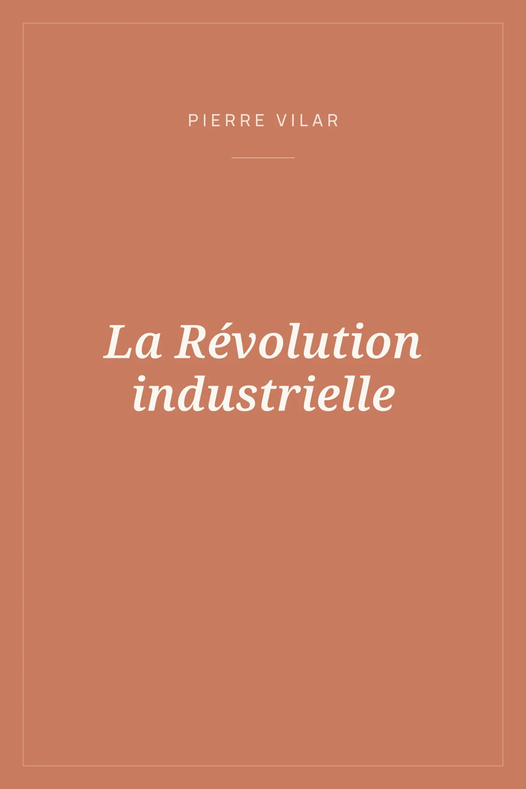 Portada de La Révolution industrielle