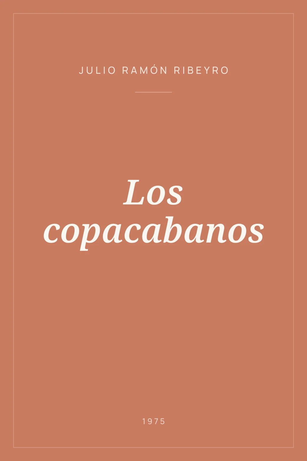 Portada de Los copacabanos