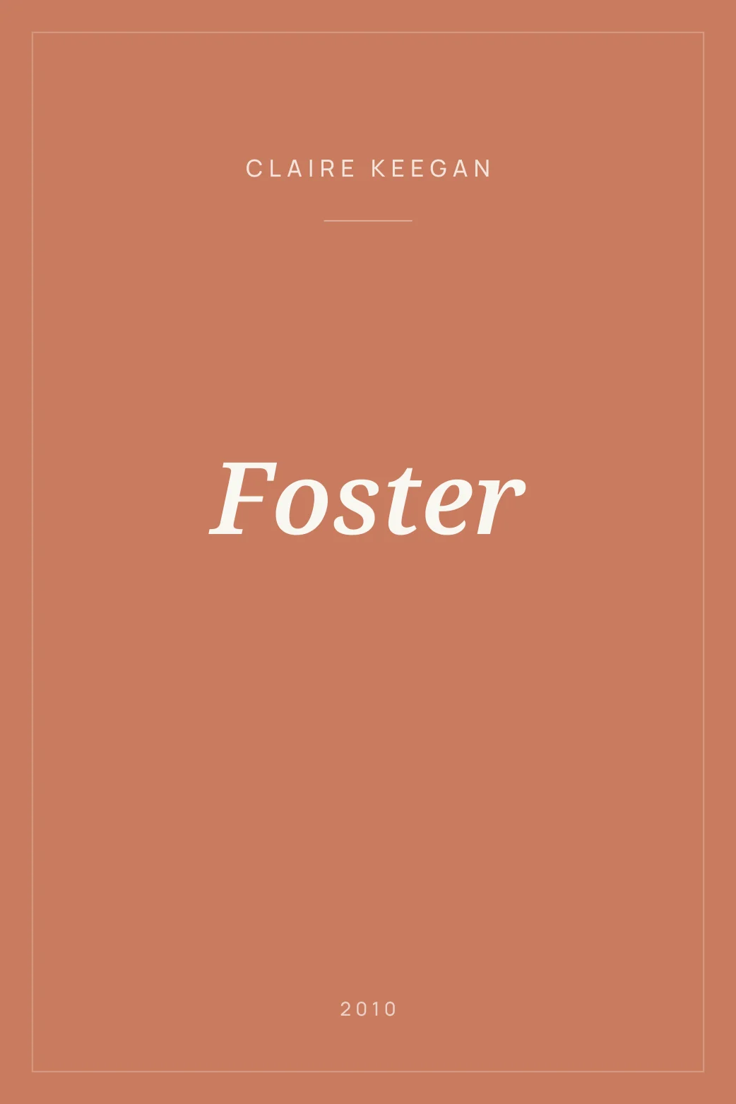 Portada de Foster
