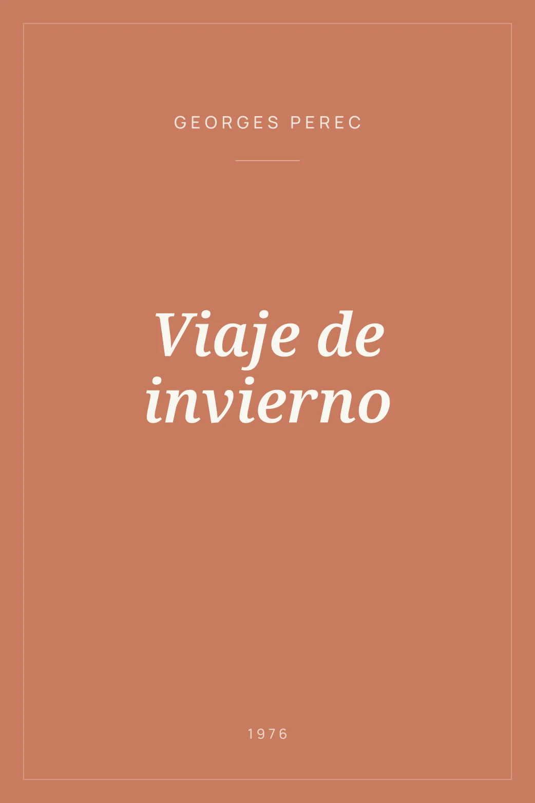 Portada de Viaje de invierno