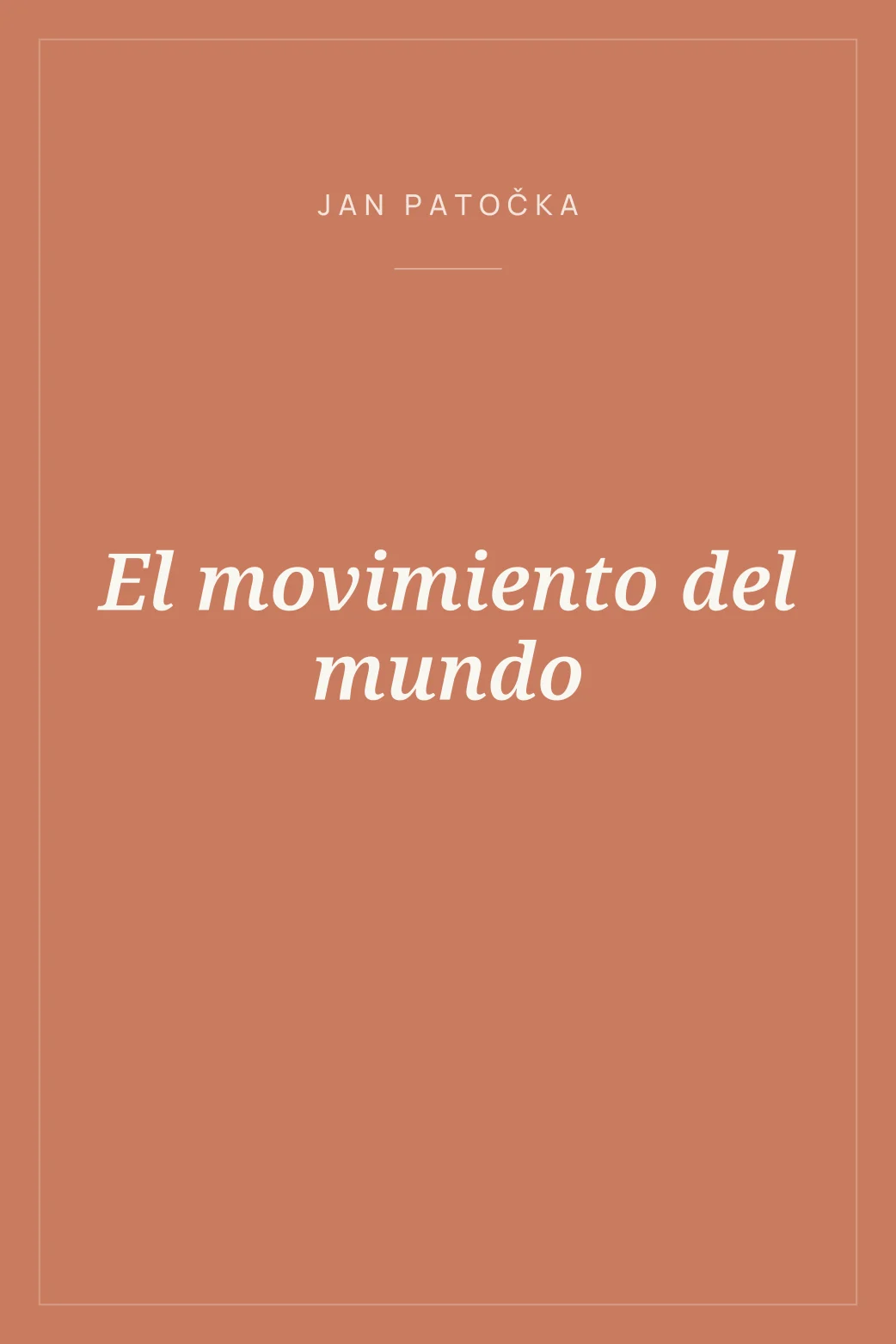 Portada de El movimiento del mundo