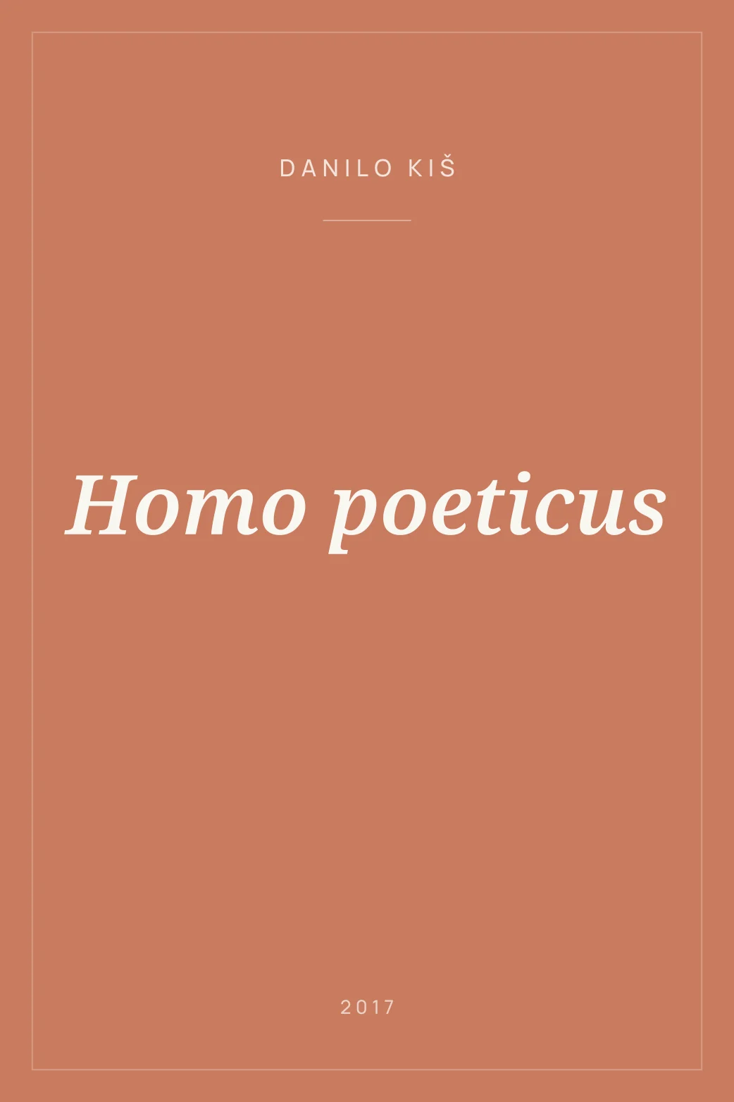 Portada de Homo poeticus