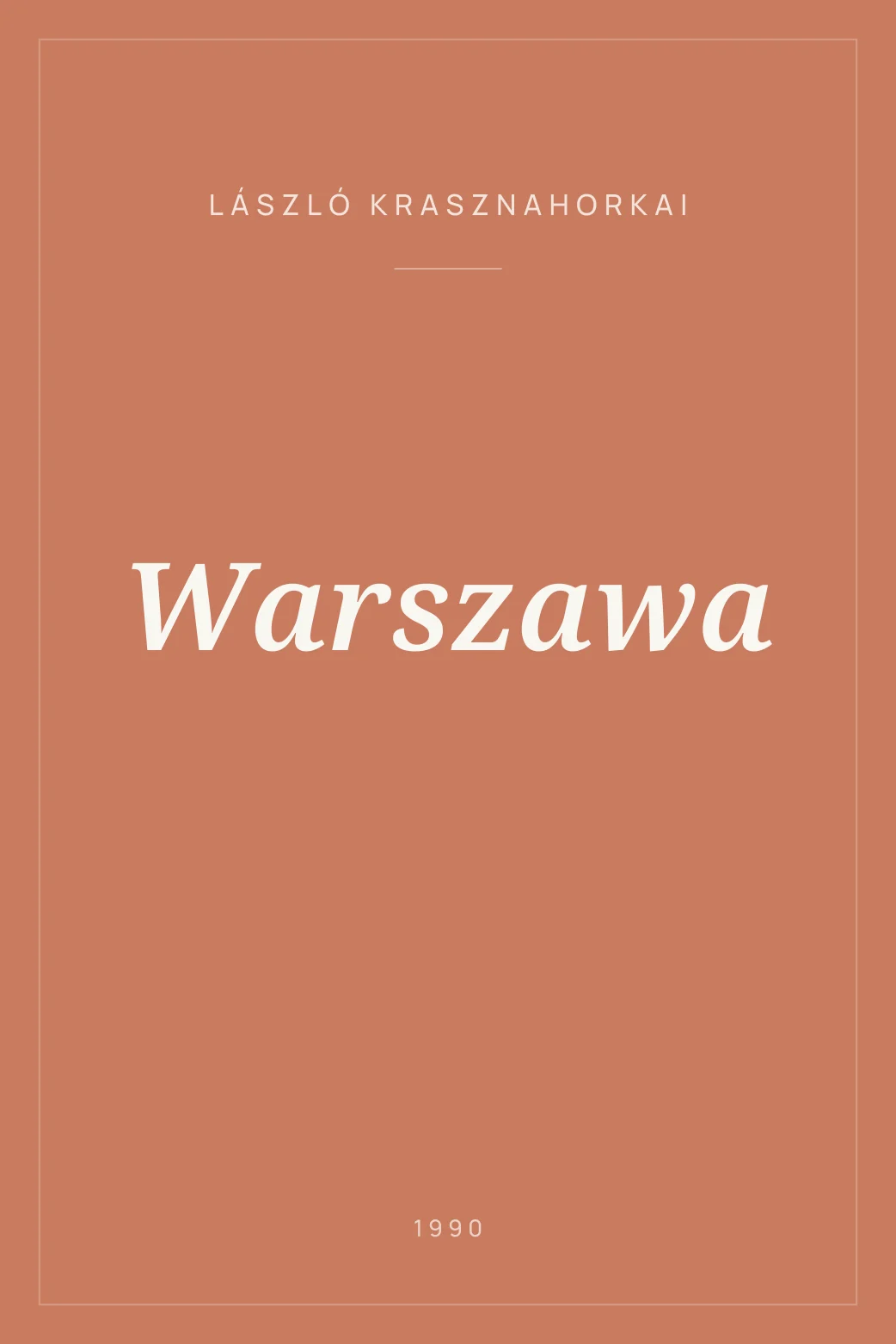 Portada de Warszawa