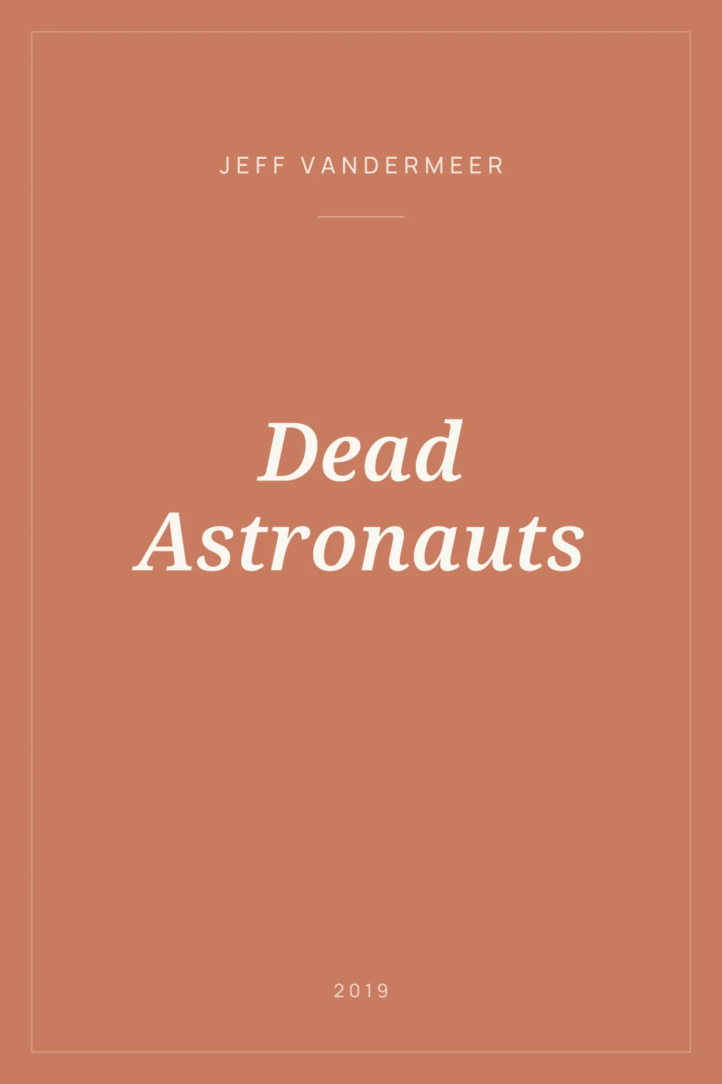 Portada de Dead Astronauts