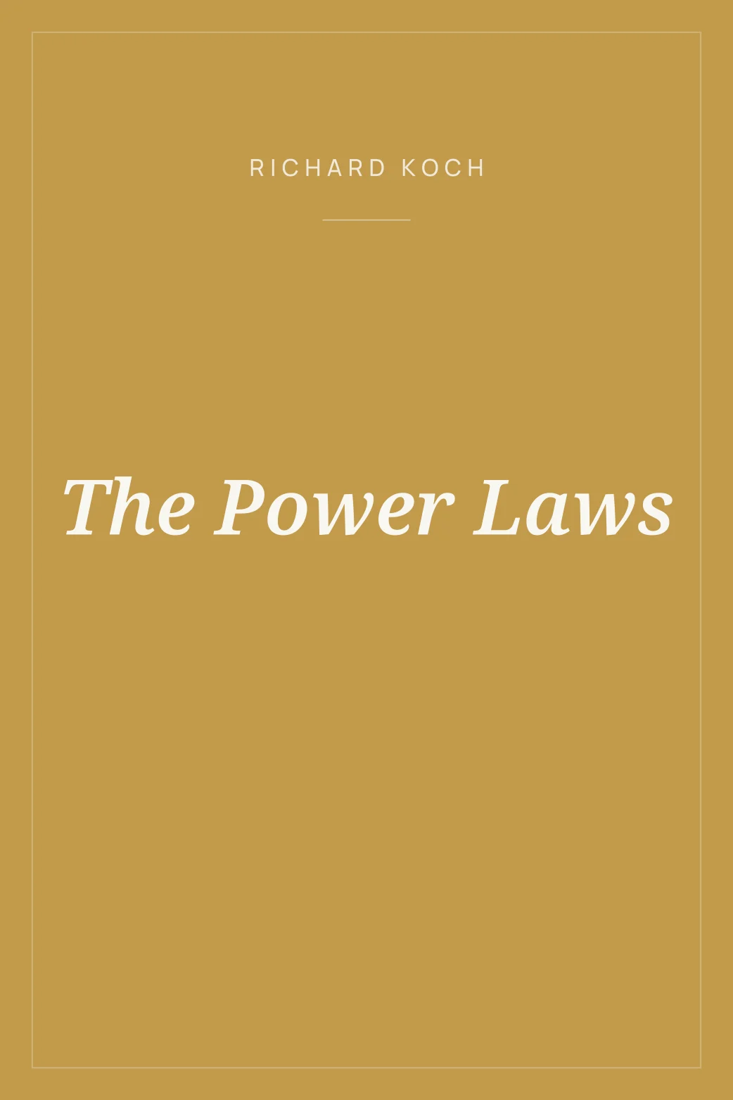 Portada de The Power Laws