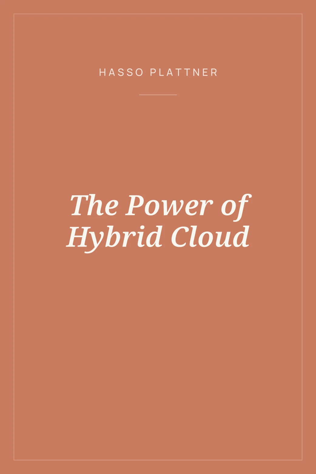 Portada de The Power of Hybrid Cloud