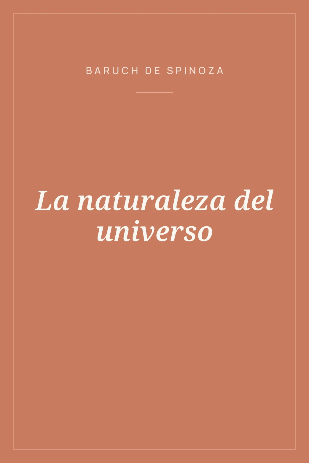 Portada de La naturaleza del universo