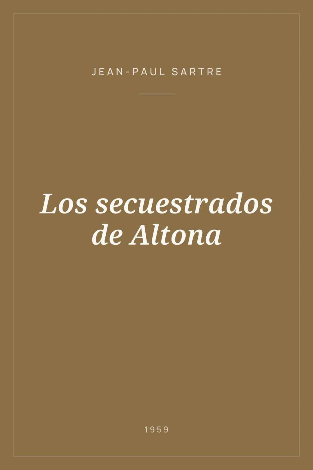 Portada de Los secuestrados de Altona